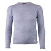 Carhartt Men's Force Midweight Cotton Base Layer Crewneck Top, Heather Grey, Small view 1