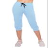 ALWAYS Womens Capri Jogger Sweatpants with Pockets  Super Soft Stretch Lounge Pants, Casual Joggers for Women, Yoga Workout & Daily Wear, Sky Blue S view 2