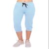 ALWAYS Womens Capri Jogger Sweatpants with Pockets  Super Soft Stretch Lounge Pants, Casual Joggers for Women, Yoga Workout & Daily Wear, Sky Blue S view 3