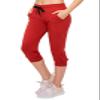 ALWAYS Womens Capri Jogger Sweatpants with Pockets  Super Soft Stretch Lounge Pants, Casual Joggers for Women, Yoga Workout & Daily Wear, Red US L view 1