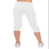 ALWAYS Womens Capri Jogger Sweatpants with Pockets  Super Soft Stretch Lounge Pants, Casual Joggers for Women, Yoga Workout & Daily Wear, White 2XL view 4