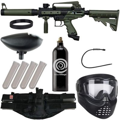 Action Village Tippmann Cronus Epic Paintball Gun Package Kit - Basic & Tactical (Olive Tactical)