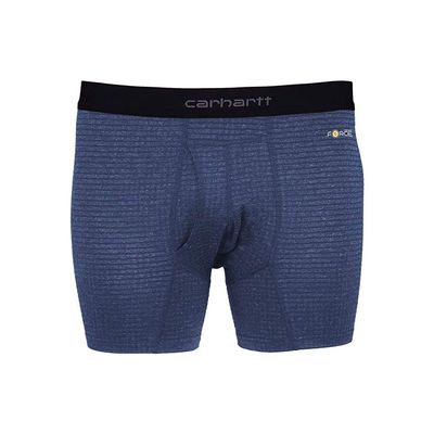 Carhartt Men's Force Synthetic-Wool Blend 5" Boxer Brief, Dark Blue, 3X-Large