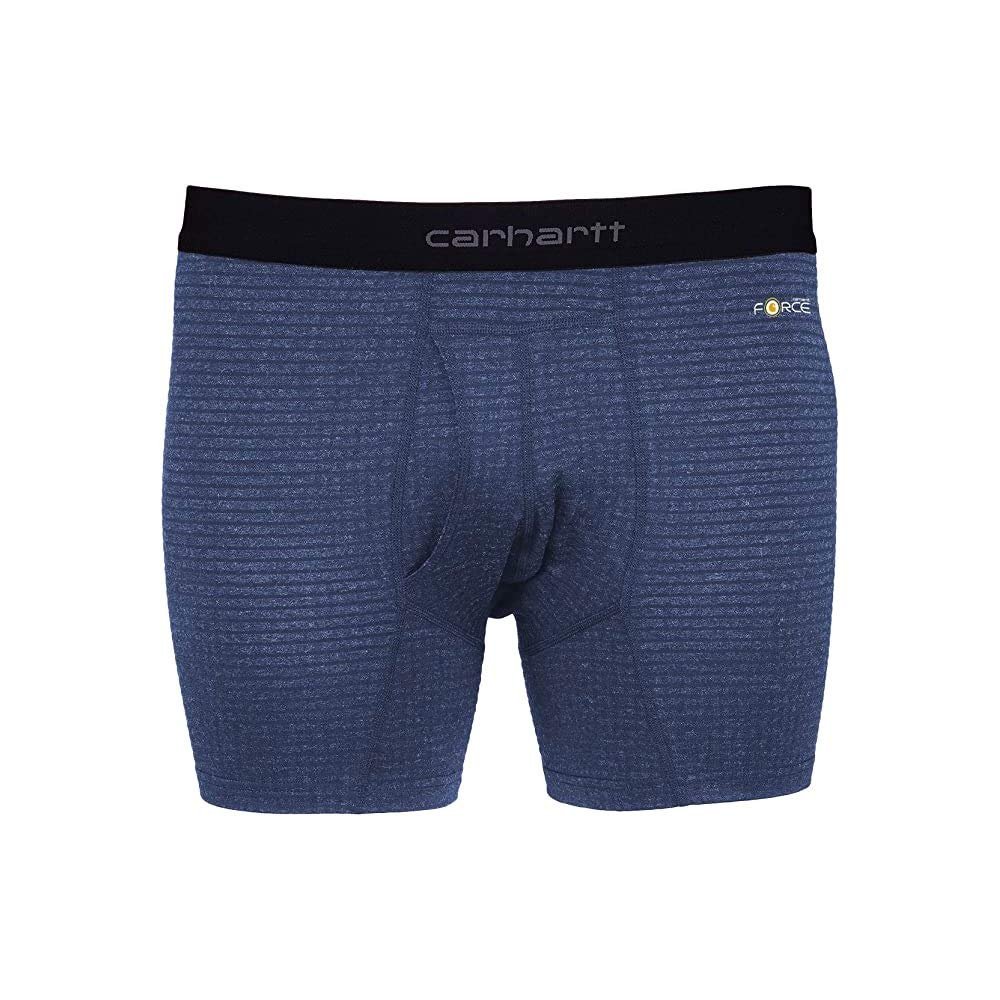 Carhartt Men's Force Synthetic-Wool Blend 5" Boxer Brief, Dark Blue, 3X-Large