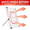 NETPLAYZ Baseball Kids Training Net - Pitch Back, Fielding Practice, Rebound, Throwing Return Exercise | Youth Sport Gifts, Softball Equipment & Gear, Black, One Size (NOC011402020) view 2