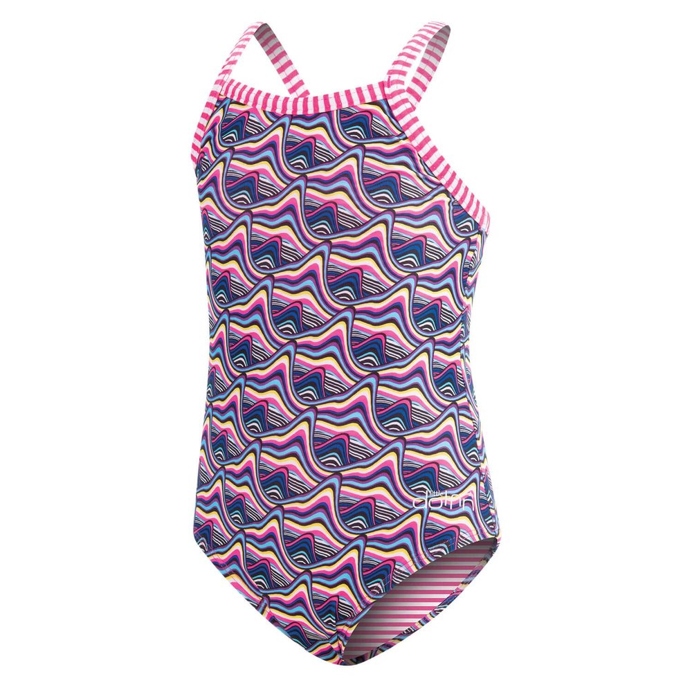 Dolfin Little Toddler Girls Swimsuit Print 1-Piece