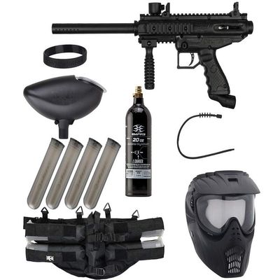 Tippmann Cronus Epic Paintball Gun Package Kit - Basic & Tactica (Black Basic)