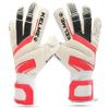 KELME Soccer Goalkeeper Gloves - Professional Goalie Glove Unisex - Football GK Gloves Super Grip Latex Finger Protection (White/Red, Size 8 (Youth-Teen)) view 3