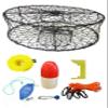 KUFA CT50 Sports Foldable Crab Trap with 11" Red/White Floats, Harness, Bait Bag & Crab Caliper Combo (CT50+CAP14) view 1