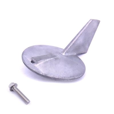 Boat Motor 6J9-45371-00 6J9-45371-01 6K1-45371-02 Trim Tab Skeg Anode for Yamaha Outboard Engine 115HP 150HP 175HP 200HP, fits Sierra 18-6035