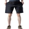 Mr.Stream Men's Summer Quick Drying Fishing Zipper Pocket Elastic Waist Golf Cargo Shorts 3201 Black 2XL view 2