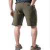 Mr.Stream Men's Summer Quick Drying Fishing Zipper Pocket Elastic Waist Golf Cargo Shorts 3201 Green S view 4