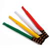 4 pcs Hand Signal Flags Stainless Steel Pole Match Solid Color Flag for Football White view 4