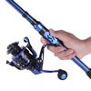 Sougayilang Fishing Rod Reel Combos, 24Ton Carbon Fibre, Portable Telescopic Fishing Pole for Travel with Spinning Reels for Saltwater Freshwater 2.4B view 2