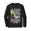 A Queen Was Born In December Happy Birthday To Me Long Sleeve T-Shirt view 1