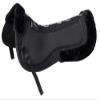 Rhinegold Unisex's 447-P-BK Interchangeable Trimmed Half Pad, Black, Pony view 1
