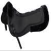 Rhinegold Unisex's 447-C-BK Interchangeable Trimmed Half Pad, Black, Cob view 1