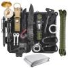 Gifts for Men Christmas Emergency Survival Kit, 22 in 1 Professional Survival Gear Equipment Tools First Aid Supplies for SOS Emergency Tactical Hiking Hunting Disaster Camping Adventure view 1