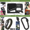 Gifts for Men Christmas Emergency Survival Kit, 22 in 1 Professional Survival Gear Equipment Tools First Aid Supplies for SOS Emergency Tactical Hiking Hunting Disaster Camping Adventure view 4