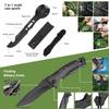 Survival kits 17 in 1, Emergency Survival Gear and Equipment, Cool Gadgets for Men Camping Fishing Hunting Outdoor view 2