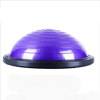 Yoga Balance BallHalf Ball Balance Trainer With Straps Yoga Balance Ball Anti Slip For Core Training Home Fitness Strength Exercise Workout Gym 58cm/22.8 inch (Color : A)