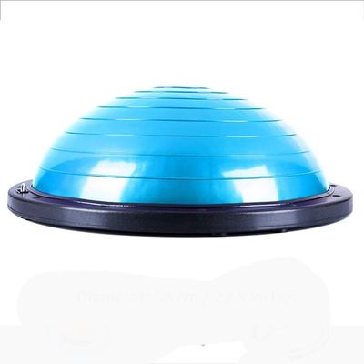 SH-PH Yoga Balance BallHalf Ball Balance Trainer with Straps Yoga Balance Ball Anti Slip for Core Training Home Fitness Strength Exercise Workout Gym 58cm/22.8 inch (Color : B)