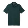 French Toast Boys' Short Sleeve Moisture Wicking Stretch Sport Polo Shirt (Kids Standard & Husky Sizes), Hunter Green, 10-12 view 1