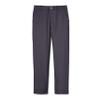 French Toast Boys' Adjustable Waist Stretch Straight Fit Chino Pant, School Uniform Grey, 12 Husky view 1