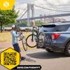 Saris Bike Rack, Grand Slam Hitch Car Rack, Universal Hitch, Hatch Access, Carries 4 Bicycles, Black view 2