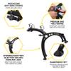 Saris Bones EX 2-Bike Trunk Rack Bicycle Carrier, Durable, Rust-Free, Anti-Sway Straps, Made in USA, Arc-Based Design, 100% Recyclable Materials view 4