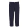 French Toast Boys' Adjustable Waist Stretch Straight Fit Chino Pant, School Uniform Navy, 20 Husky view 1