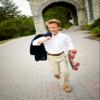 French Toast Boys' Adjustable Waist Stretch Straight Fit Chino Pant, School Uniform Khaki, 6 view 4