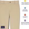 French Toast Girls' Twill Pull-On Pant (Standard & Plus), School Uniform Navy, 12 view 3