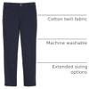 French Toast Girls' Twill Pull-On Pant (Standard & Plus), School Uniform Navy, 12 view 4