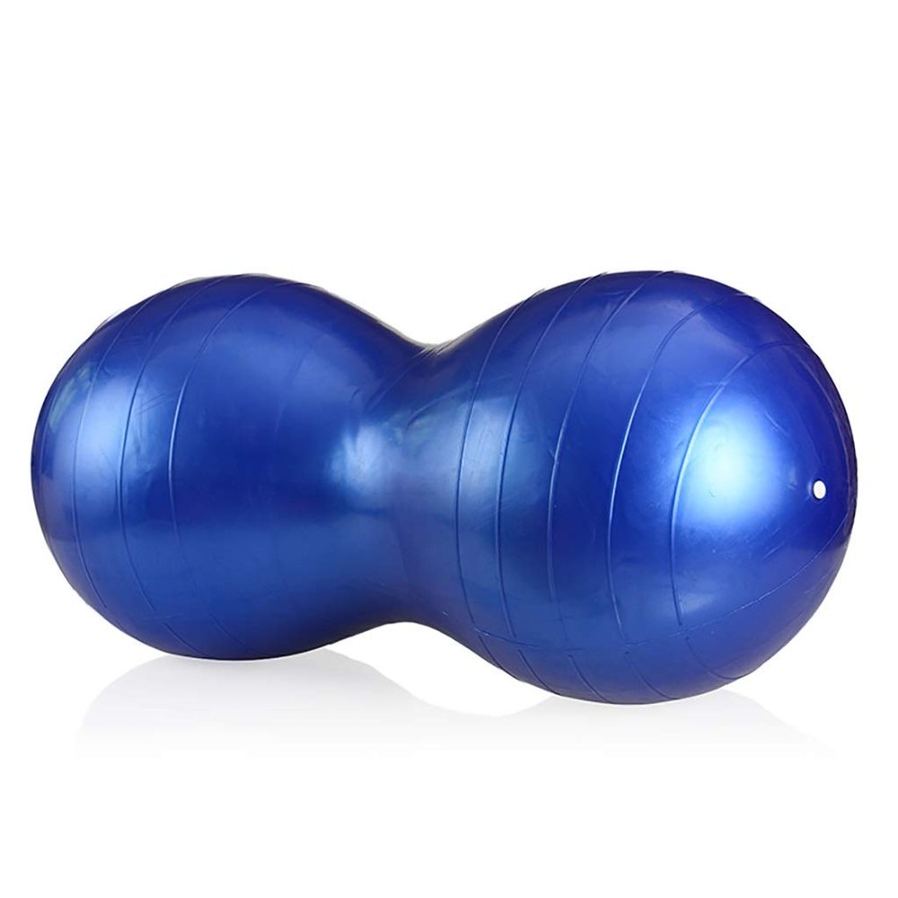 SH-PH Peanut Ball Thickening Explosion-Proof Fitness Ball Yoga Sense Training Ball Children Training Equipment Environmentally Friendly Tasteless Pink 70 * 35cm (Color : B)
