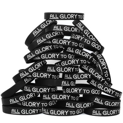 SayitBands Fifty (50) All Glory to God Wristband Bracelets