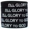 SayitBands Fifty (50) All Glory to God Wristband Bracelets view 2