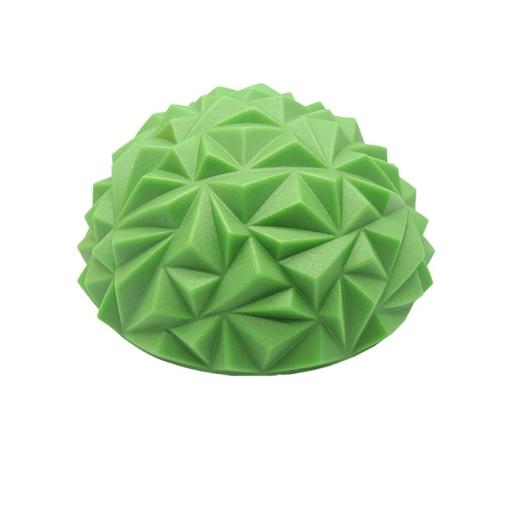 SH-PH Pineapple Ball,Balance Semi-Sphere,Tactile Massage Foot Pad,Stable Training Ball Fitness Ball Anti-Burst Fitness Ball 1610CM (Color : G)