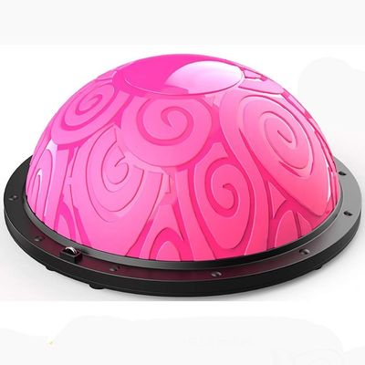 Yoga Balance BallHalf Ball Balance Trainer With Straps Yoga Balance Ball Anti Slip For Core Training Home Fitness Strength Exercise Workout Gym 46/58cm (Color : C, Size : 58 cm/22.8 inch)