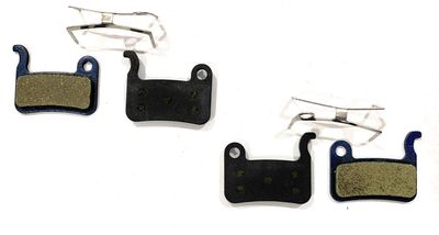2 Pairs Bike Brake Pads Resin for Shimano A0S1 Deore XT XTR LX SLX, Hone Alfine Saint BR M975 M765 M585 M776 M966 M665 M545 M965 M601 M535 M800 M596 R505 BR-S500,T605,TRP,Dash Carbon,Parabox