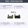 2 Pairs Bike Brake Pads Resin for Shimano A0S1 Deore XT XTR LX SLX, Hone Alfine Saint BR M975 M765 M585 M776 M966 M665 M545 M965 M601 M535 M800 M596 R505 BR-S500,T605,TRP,Dash Carbon,Parabox view 2