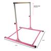 Athletic Bar Gymnastics Kip Bar Horizontal Bar Professional Junior Gymnastic Training High Bar Asymmetric Bar 13 Level Height Adjustable Expandable 3 to 5 FT Indoor Outdoor Use (Pink) view 2