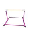 Athletic Bar Gymnastics Kip Bar Horizontal Bar Professional Junior Gymnastic Training High Bar Asymmetric Bar 13 Level Height Adjustable Expandable 3 to 5 FT Indoor Outdoor Use (Purple) view 4