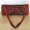 INDIAN CRAFT CASTLE ICC Yoga Mat Bag Carrier Full-Zip Exercise Yoga Mat Carry Bag for Women Men with Multi-Functional Storage Pockets and Adjustable Shoulder Strap 26X6 Inches (Red Elephant Flower) view 4