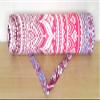 INDIAN CRAFT CASTLE ICC Yoga Mat Bag Carrier Full-Zip Exercise Yoga Mat Carry Bag for Women Men with Multi-Functional Storage Pockets and Adjustable Shoulder Strap 26X6 Inches (Pink Ombre Half) view 3