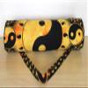 INDIAN CRAFT CASTLE ICC Yoga Mat Bag Carrier Full-Zip Exercise Yoga Mat Carry Bag for Women Men with Multi-Functional Storage Pockets and Adjustable Shoulder Strap 26X6 Inches (Yellow Yin Yang) view 3
