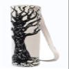 ICC Yoga Mat Bag Carrier Full-Zip Exercise Yoga Mat Carry Bag for Women Men with Multi-Functional Storage Pockets and Adjustable Shoulder Strap 26X6 Inches (Black and White Tree) view 3
