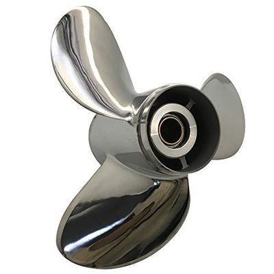 ARKDOZA Stainless Steel Propeller for BRP,Johnson,EVINRUDE,OMC Stern Drive Outboard 40/50HP (11 1/8 (dia) x 13 (pitch))