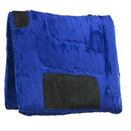 Showman Pony 24" x 24" Kodel Fleece Princess Saddle Pad (Blue)