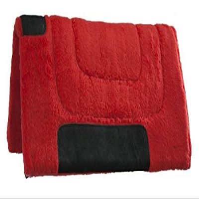 Showman Pony 24" x 24" Kodel Fleece Princess Saddle Pad (Red)